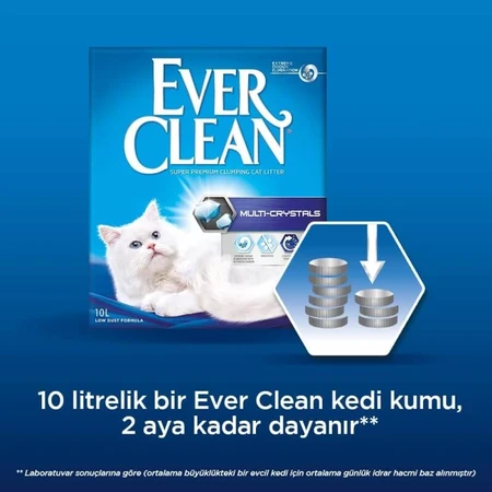 Wonderfood Ever clean multi-crystals – nisip pentru pisici 6 l