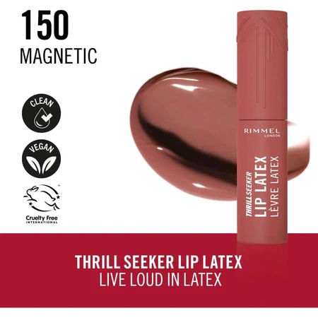 Rimmel Thrill Seeker Lip Latex – ruj lichid nr. 150 Magnetic