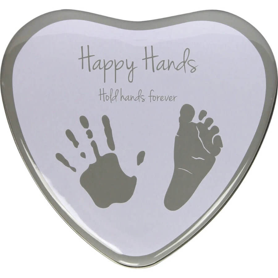 Dooky Happy Hands – set pentru amprente de mâini și picioare, cu cutie de tablă