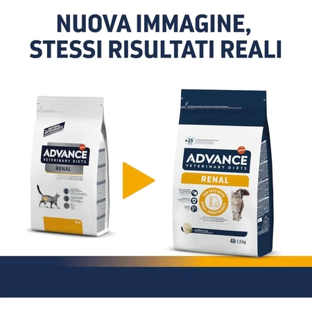 Advance Renal - Complete Dietary Food for Adult Cats with Kidney Problems, 1.5 kg