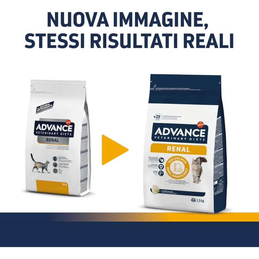 Advance Renal - Complete Dietary Food for Adult Cats with Kidney Problems, 1.5 kg