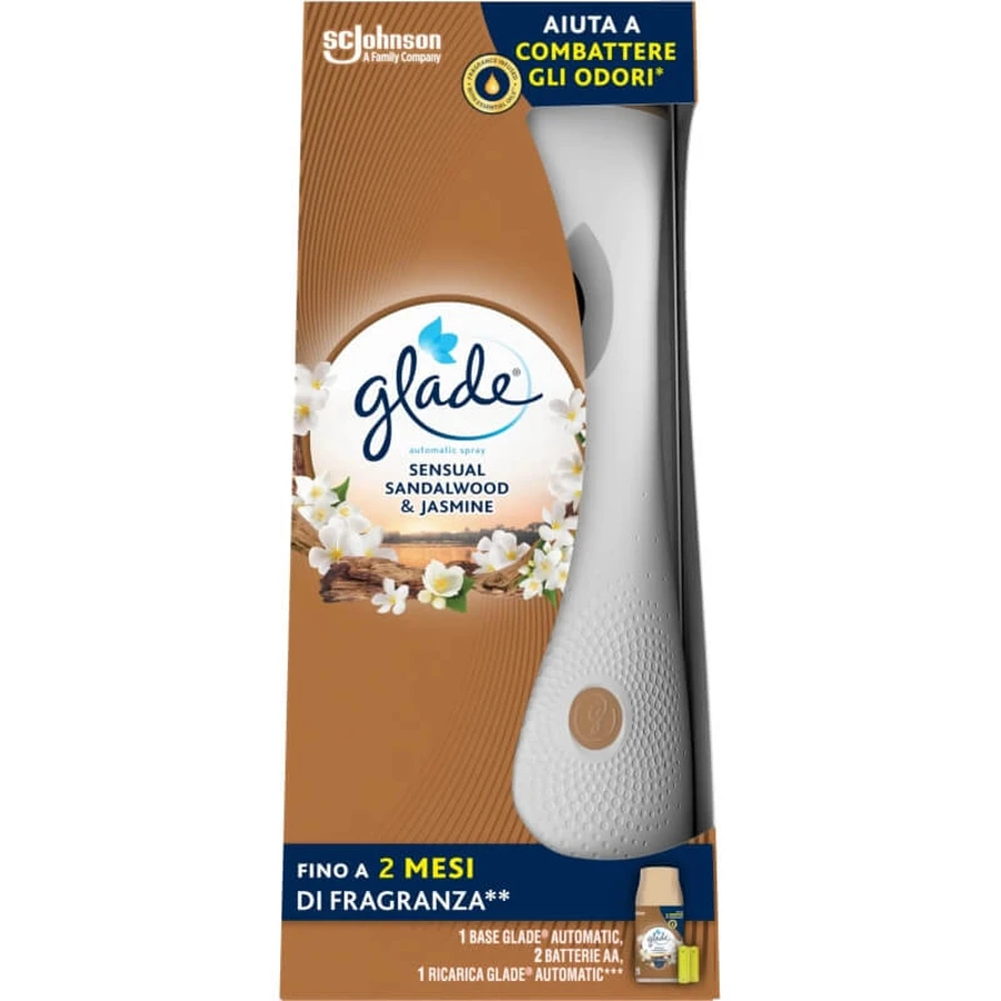 Glade Sensual Sandalwood and Jasmine - Elektrische geurverspreider + 1 navulling