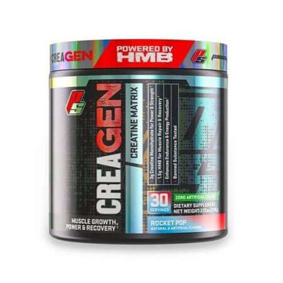 Creagen Kreatin-Monohydrat, Rocket Pop, 219 g, Prosupps