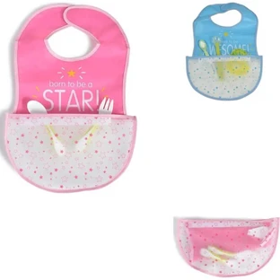 Cangaroo Glam – Wasserdichtes Lätzchen – Rosa