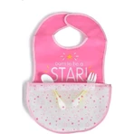 Cangaroo Glam – Wasserdichtes Lätzchen – Rosa