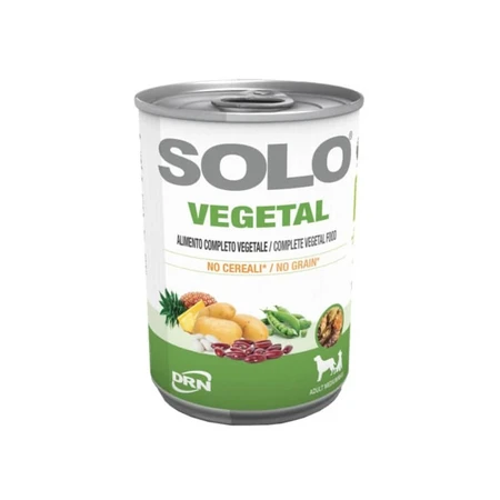 Drn Solo vegetal fără cereale pentru câini adulți de talie medie și mare – hrană completă pentru câini adulți de talie medie și mare, 400 g