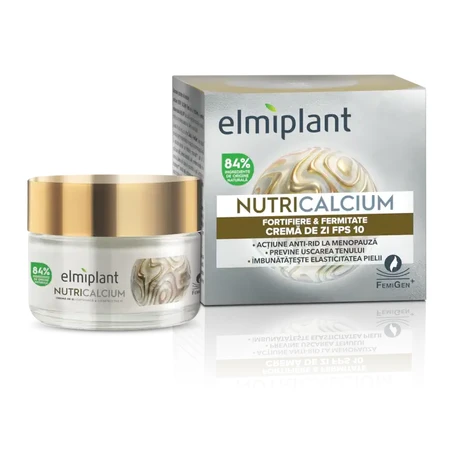 NutriCalcium verstevigende en verstevigende dagcrème met SPF 10, 50 ml, Elmiplant