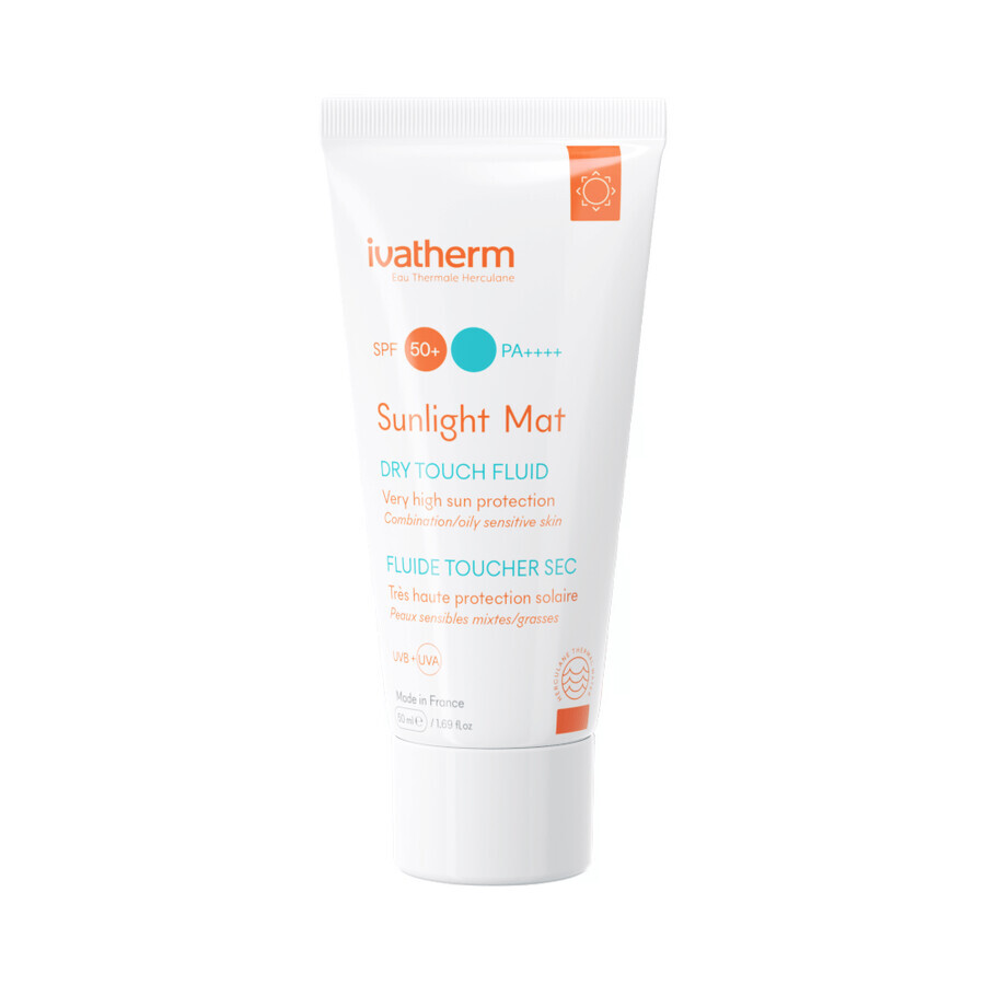 Sunlight Moisturizer with Sun Protection, SPF 50+, 50 ml, Ivatherm