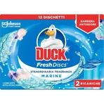 Duck Fresh Discs: 12 discos de gel perfumados para el inodoro, fragancias variadas