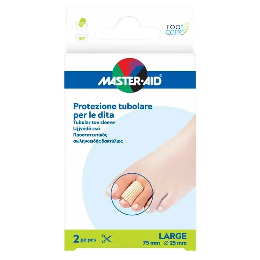 Master Aid Fußpflege – 2 Schlauchschutzhüllen – Größe L