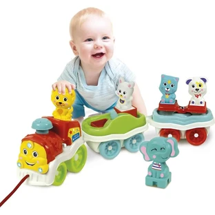 Clementoni 3-in-1 Dierentrein - Interactief speelgoed