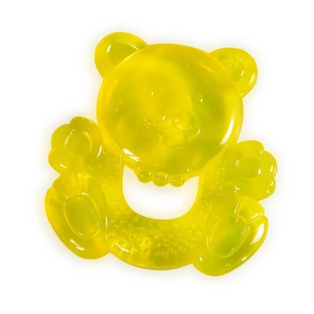 Juguete de dentición «Oso amarillo canguro» para bebés a partir de los 3 meses