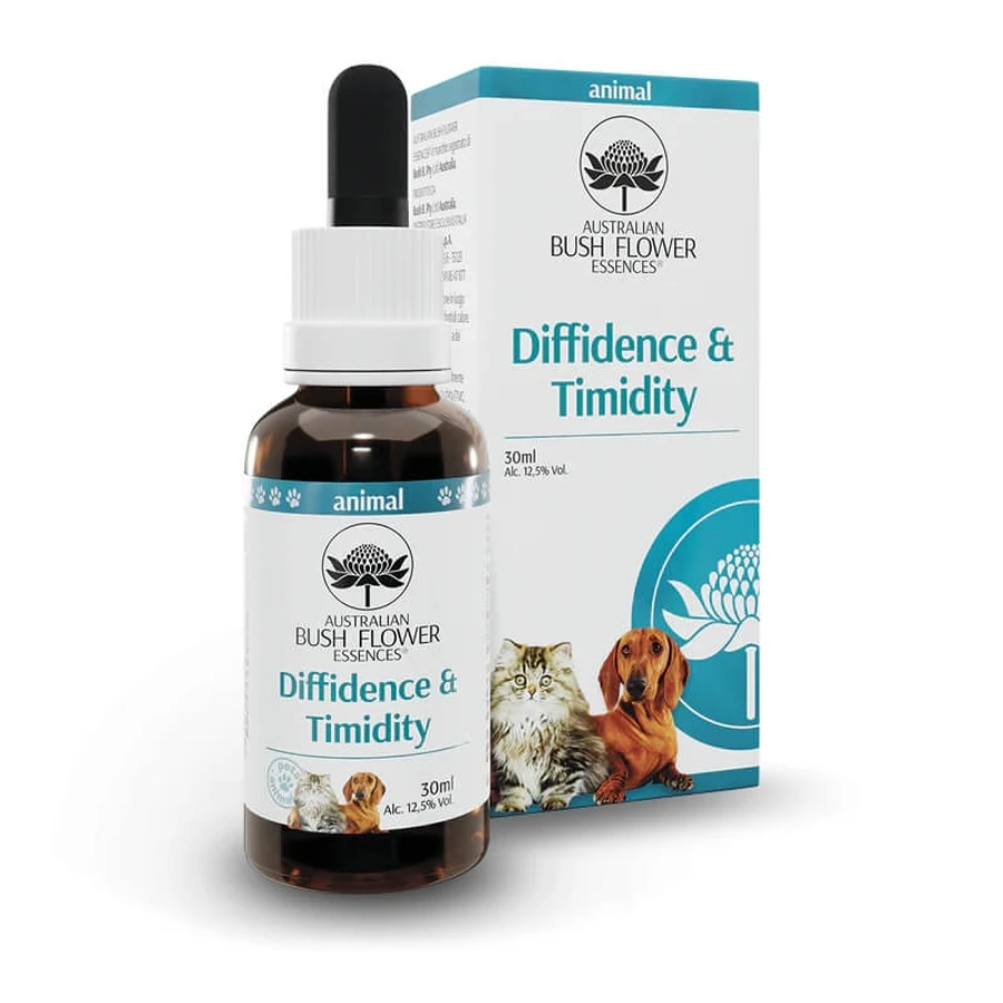 Australian bush flower essences diffidence &amp; timidity - rimedi floreali per animali timidi e diffidenti 30 ml