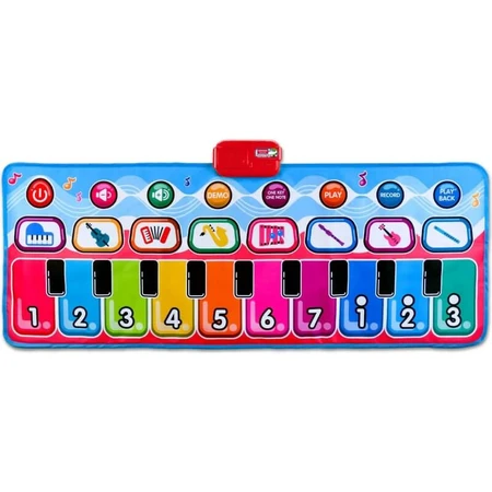 Bontempi interactieve elektronische muziekmat, 130 x 48 cm