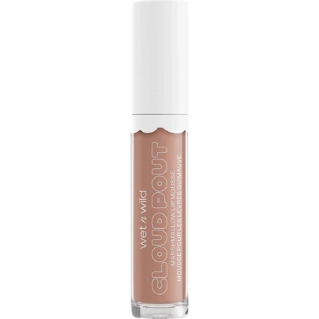 Wet n Wild Cloud Pout Marshmallow Lip Mousse – Flüssiger Lippenstift – Fluffernutter