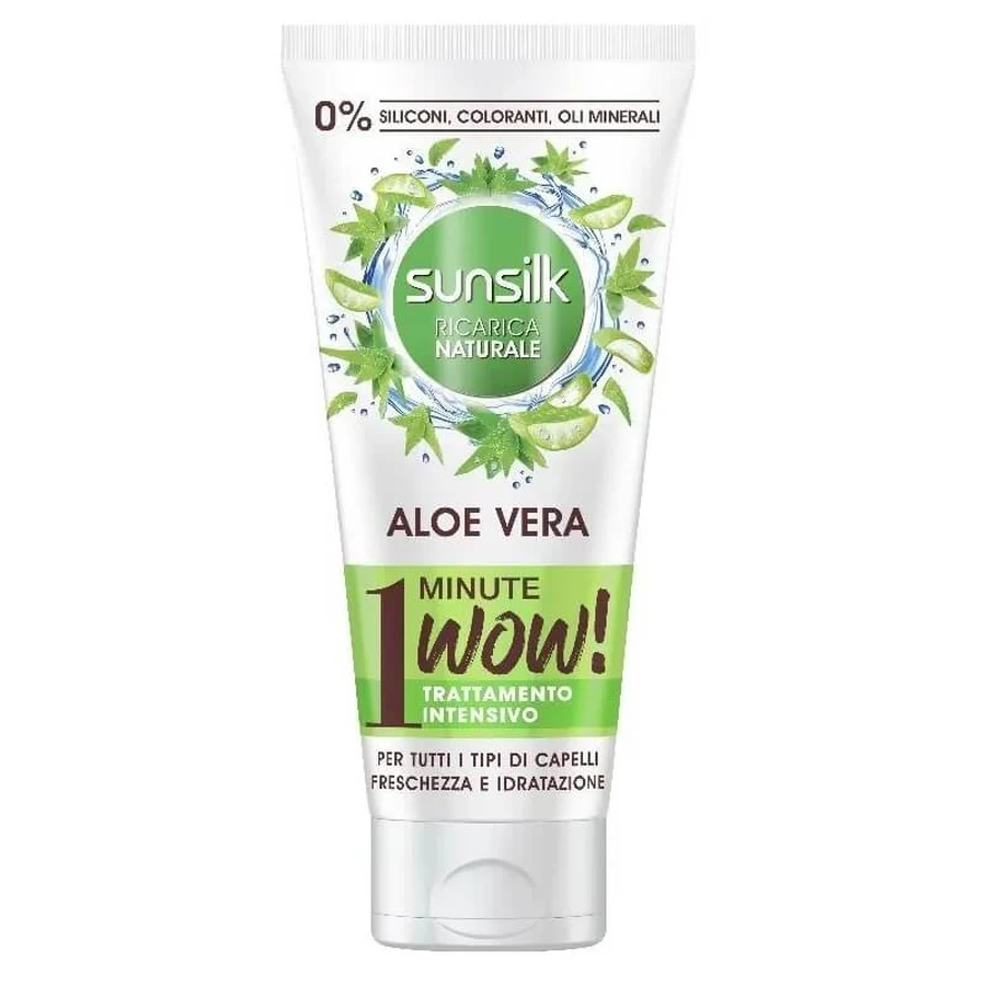 Sunsilk 1 Minute Wow - Intensive Treatment with Aloe Vera, 180 ml