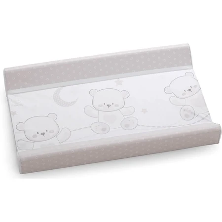 Italbaby Jolie - Changing Pad with Safety Rails in Dove-Gray PVC