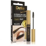 Wimpern- und Augenbrauenkorrekturgel, Schwarz, 7 ml, Delia Cosmetics