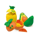 Clementoni Baby Clementoni Fruit Puzzle - 3 fruits to fit together, 12–36 months