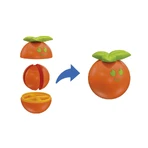 Clementoni Baby Clementoni Fruit Puzzle - 3 fruits to fit together, 12–36 months