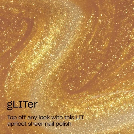 Opi Nail Lacquer - Nail Polish No. S015 Gliterally Shimmer