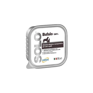 Drn Solo Buffalo – Hundefutter mit nur einer Proteinquelle für Hunde mit Nahrungsmittelallergien oder -unverträglichkeiten, 300 g