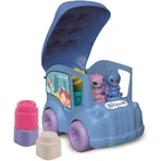 Clementoni Clemmy - Stitch-bus met zachte bouwstenen en Stitch- en Angel-figuren, vanaf 18 maanden