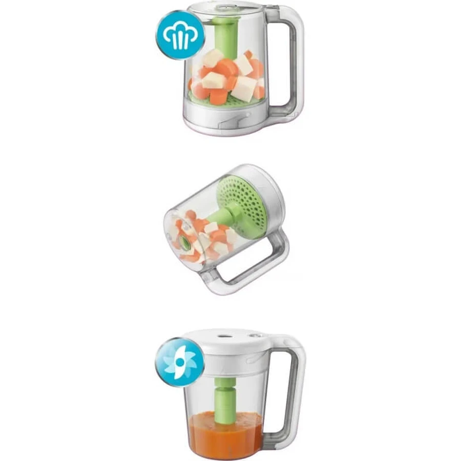 Avent 2-in-1 EasyPappa Baby Food Processor with Steam Cooking
