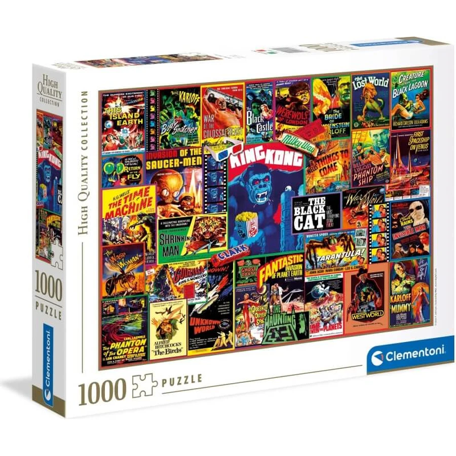 Clementoni Thriller Classics 1,000-Piece Puzzle for Adults