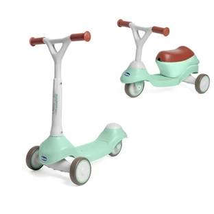 Chicco 2-in-1 Convertible Scooter - Ride-On and Scooter for Ages 1–4