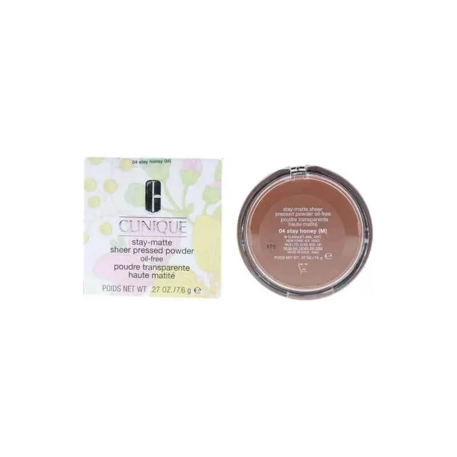 Clinique Stay-Matte Sheer Pressed Powder Oil-Free - Compact Powder No. 04 Stay Honey