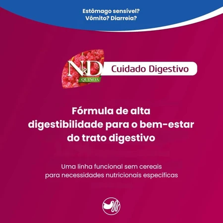 Farmina N&amp;d Quinoa Digestion Lamb – Diätfutter für erwachsene Katzen mit Verdauungsproblemen, 80 g