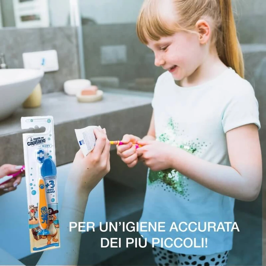 Pasta de dinți pentru copii „Capitano Spazzolino” +3 ani