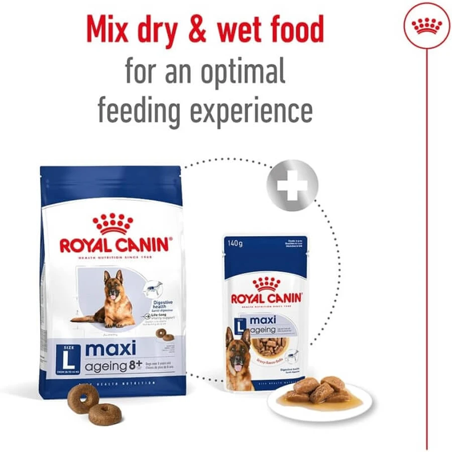 Royal Canin Maxi Ageing 8 Plus – Alleinfuttermittel für ausgewachsene Hunde großer Rassen ab 8 Jahren, 15 kg