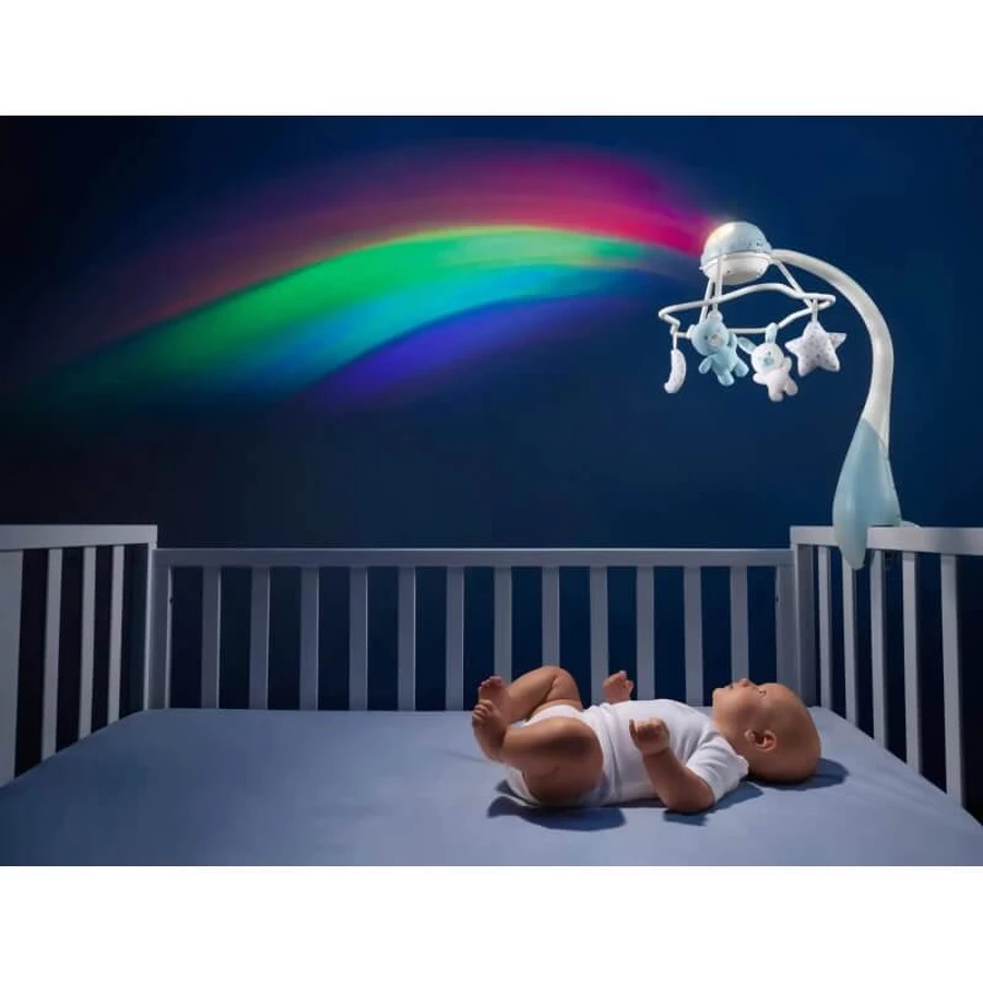 Móvil musical «Gray Rainbow» de Chicco