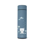 Nuvita Insulated Water Bottle with LED Thermometer, Powder Blue, 500 ml