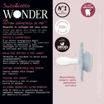 Suavinex Wonder – Silikon-Schnuller für 6–18 Monate, Latte-Braun