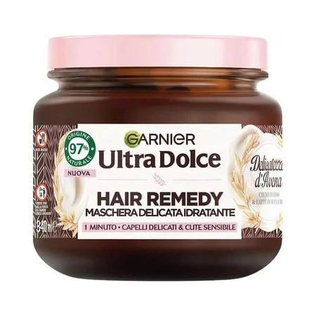 Garnier Ultra Gentle Hair Remedy: Oat Delicacy - Moisturizing Mask for Delicate Hair, 340 ml
