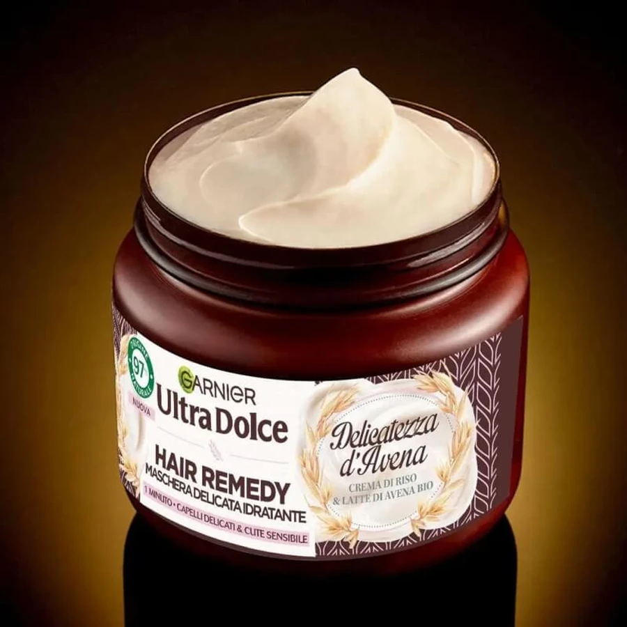 Garnier Ultra Gentle Hair Remedy: Oat Delicacy - Moisturizing Mask for Delicate Hair, 340 ml