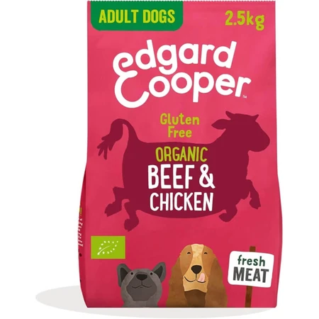 Edgard & Cooper Adult Fresh Beef and Chicken - Compleet voer voor volwassen honden, 2,5 kg