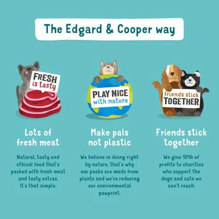 Edgard & Cooper Adult Fresh Beef and Chicken - Compleet voer voor volwassen honden, 2,5 kg
