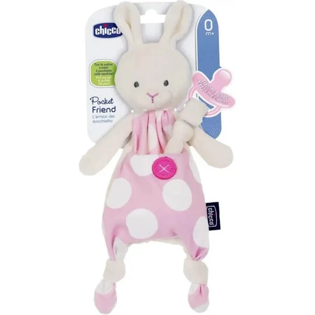 Chicco Pocket Friend Girl – suport pentru suzetă 0 luni+