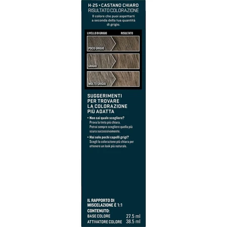 Just for Men Kleurversterkende Shampoo - Herstelt de kleur van je haar, H25 Lichtbruin, 30 ml