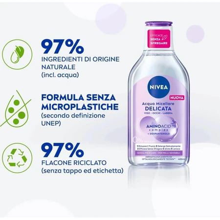 Nivea acqua micellare extra-delicata pelli sensibili 400 ml