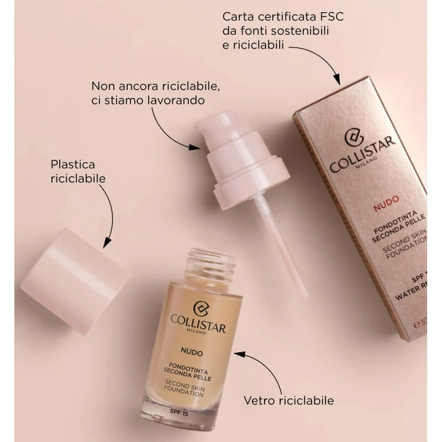 Collistar Nudo SPF 15 - Second-Skin Foundation - No. 2N Beige