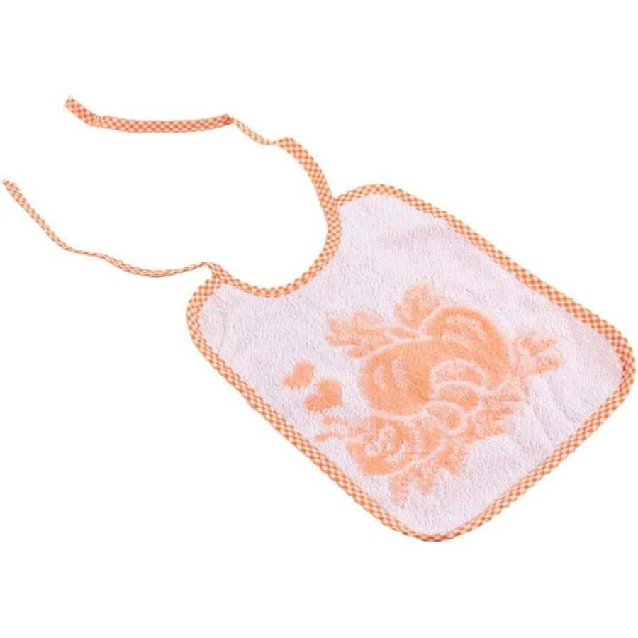 Poupy Jacquard - Absorbent Cotton Terry Bib for Newborns