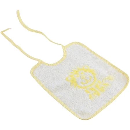 Poupy Jacquard - Absorbent Cotton Terry Bib for Newborns
