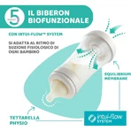 Chicco Perfect 5 - Biberon anti-colique à débit lent, 150 ml, bleu clair