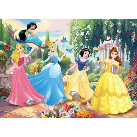 Lisciani Disney Princess Super Maxi 108-Piece Double-Sided Coloring Puzzle