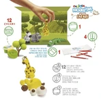 Carioca Modelight Maxi Safari - Super-stretchy modeling clay for kids in 12 assorted colors